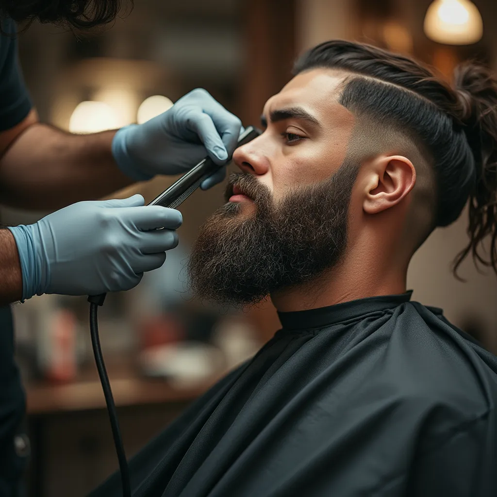 Tratamiento facial spa masculino
